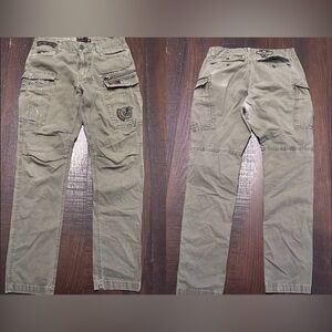 Superdry Utility Cargo Pants Olive Green Size 30 X 32 Military Core Cargo Lite